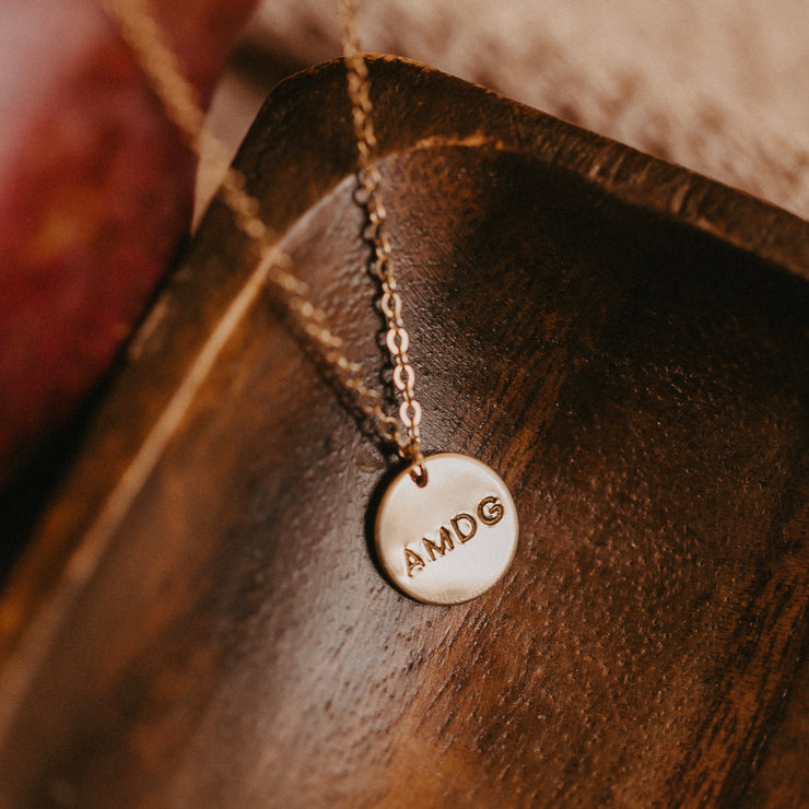 AMDG Necklace