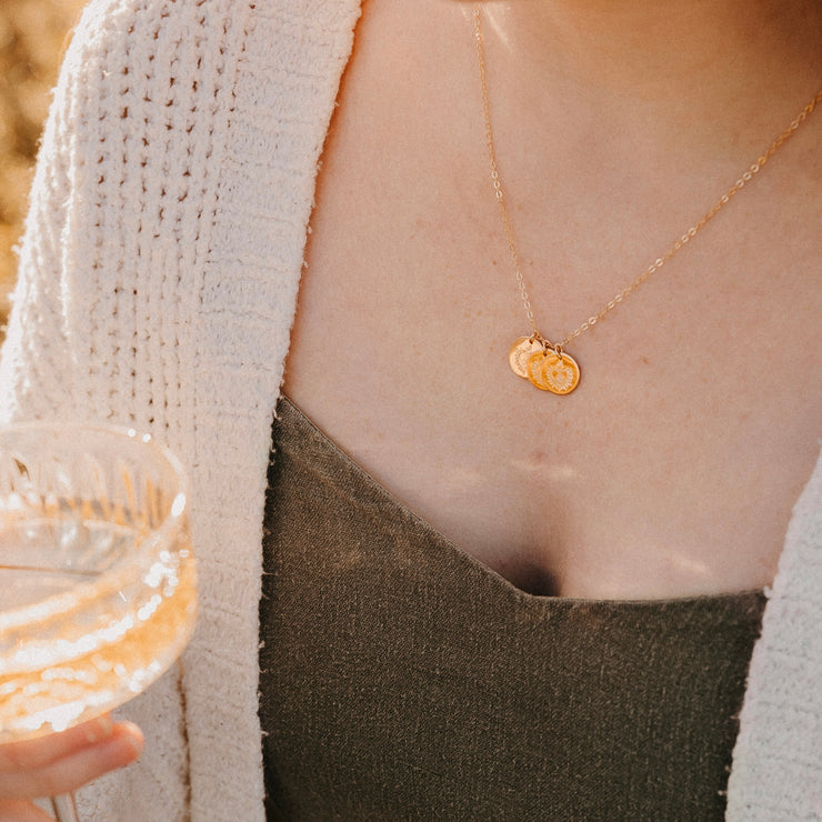 Hearts of the Holy Family Necklace