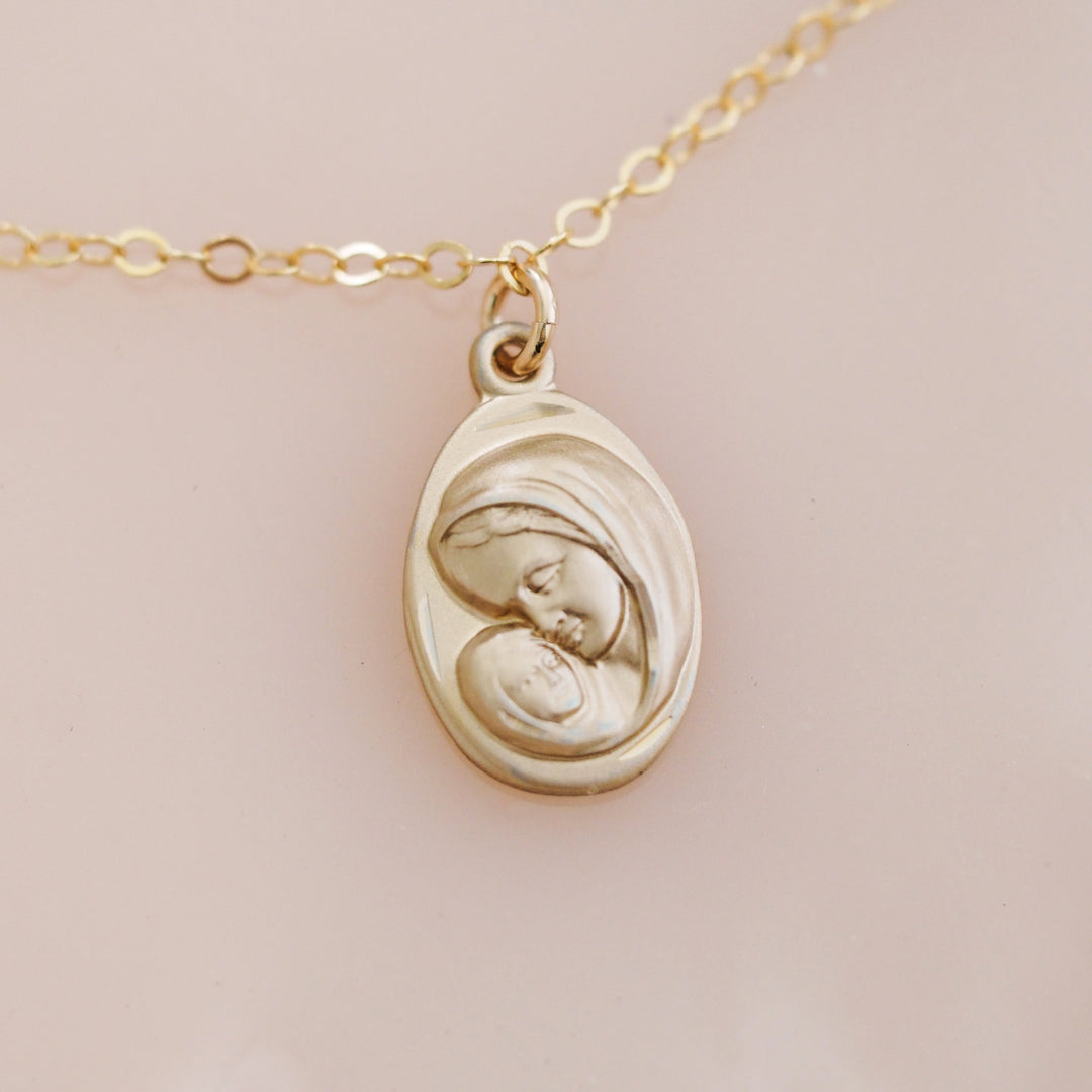 Madonna & Child Necklace – Stella & Tide