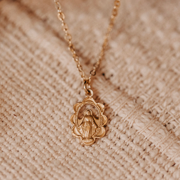 Midi Miraculous Medal Necklace