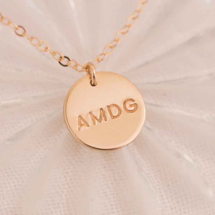 AMDG Necklace