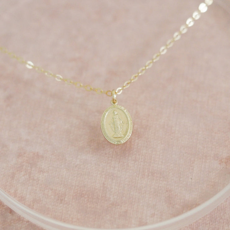 Heirloom Miraculous Medal Necklace