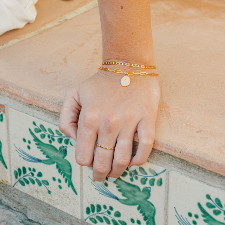 Combo bracelets perles japonaises BLISS blanc ivoire & rose (3 ou 5  bracelets) – Ampersand.Shop