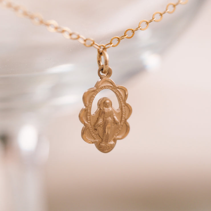 Midi Miraculous Medal Necklace