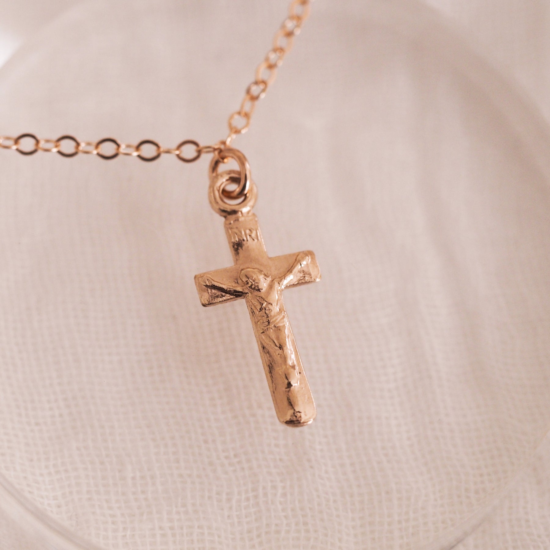 Mini Crucifix Necklace – Stella & Tide