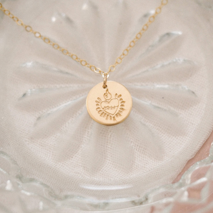 Crown Heart Necklace – Gemma Collection