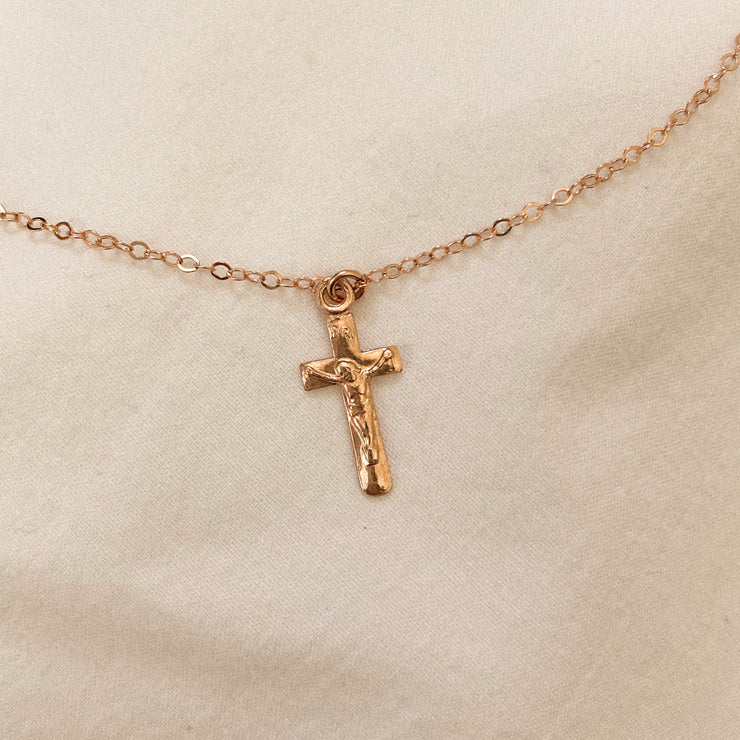 Mini Crucifix Necklace